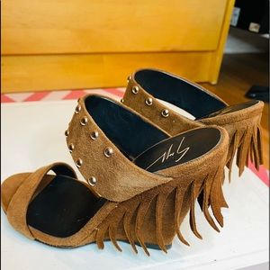 Giuseppe Zanotti suede shoes gentle wear.